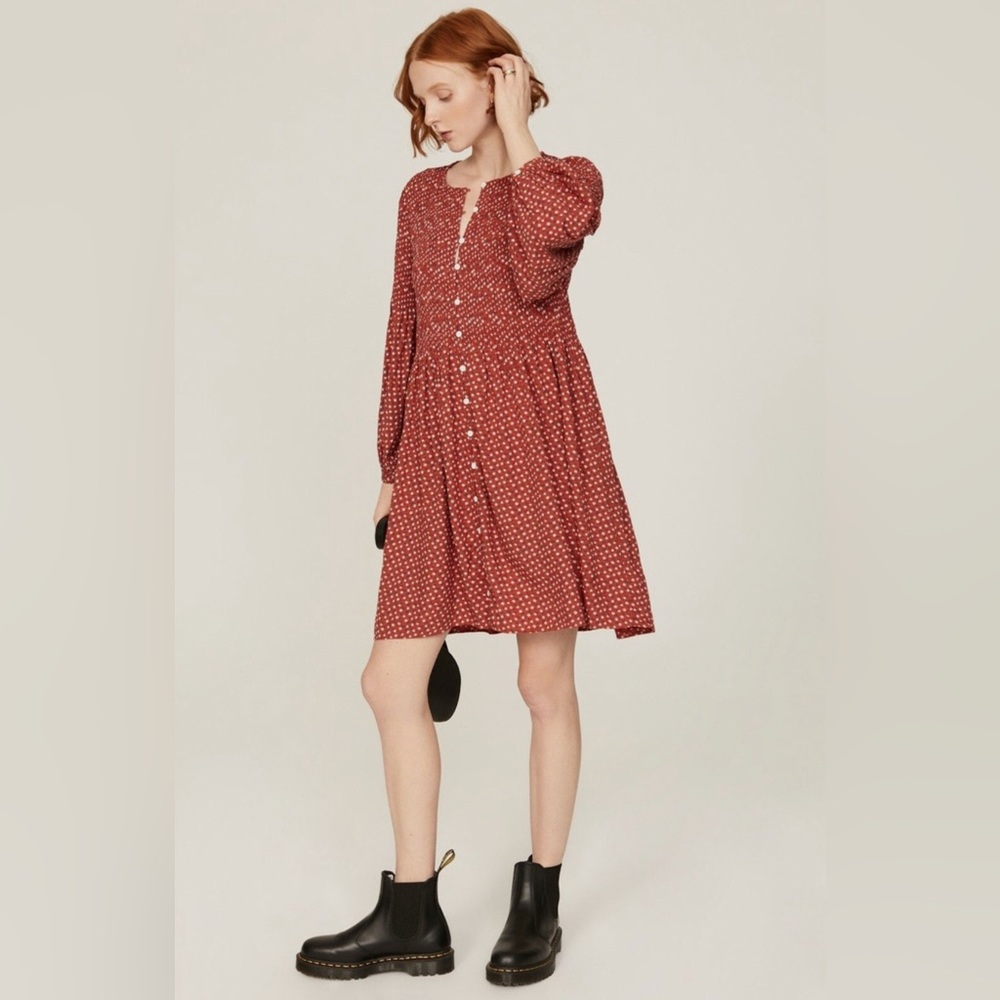 Madewell Challis Button-Front Mini Dress in Tiny
Daisy